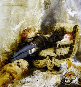 The Courtesan ، c.1990 (زيت على لوحة)