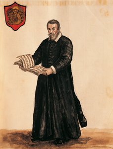 Italy, Venice, Portrait of Italian Composer Claudio Monteverdi (1567 - 1643) بواسطة جان فان جريفينبروك