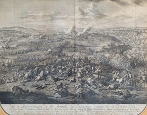 معركة Höchstädt في 13 أغسطس 1704 بواسطة جان فان هوشتنبرغ