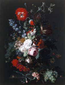 الحياة الساكنة من الزهور والفواكه ، ج .1715 بواسطة جان فان هويسم