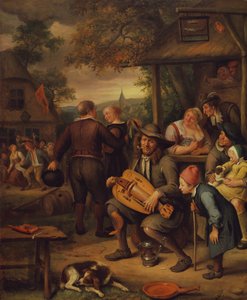 لاعب Hurdy Gurdy بواسطة جان فان كيسيل