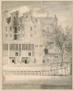 منزل محترق في Leidsegracht ، 1684 بواسطة جان فان دير هايدن