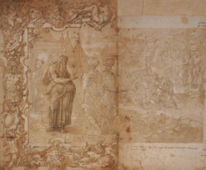 رسم نسيج من قصة أوليسيس وديوميديس بواسطة جان فان دير سترايت