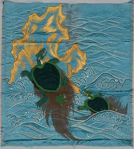 فكوسا مطرزة بواسطة Japan, late 19th early 20th century
