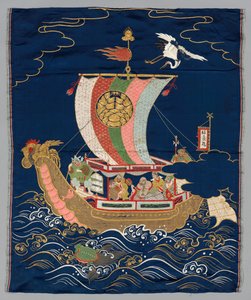 فكوسا مطرزة بواسطة Japan, late 19th early 20th century