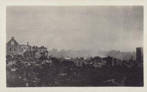 آثار زلزال كانتو الكبير ، اليابان ، 1923 بواسطة مصور ياباني