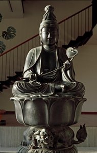 Monju Bosatsu sculpture, Hoei era بواسطة المدرسة اليابانية