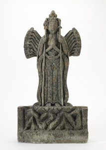 تمثال صغير (حجر رمادي خشن)