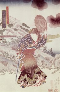 ممثل مجهول مثل Kosanro Ichojosei بواسطة Shunko Hokuei (ت 1837) ، حانة. ج 1830 ، (طباعة لوح خشبي ملون) بواسطة المدرسة اليابانية