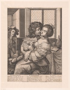 زوجان المحبة شغف لامانت. (العنوان على الكائن) بواسطة Lodewijk XIII (ملك فرانكريك)