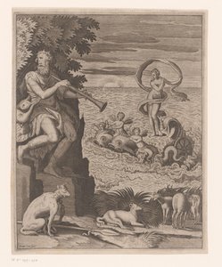 انتصار كوكب الزهرة مع Polyphemus على الشاطئ بواسطة Jaspar de Isaac