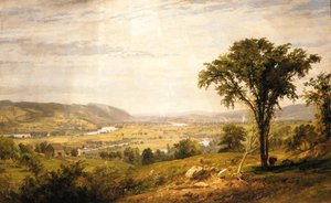 وادي وايومنغ ، بنسلفانيا ، 1864. بواسطة جاسبر فرانسيس كروبسي