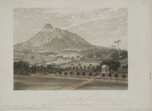 الحديقة في Buitenzorg (Aquatint) بواسطة المدرسة الجاوية