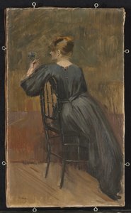 صورة سوزان فالادون (1865-1938) ، البالغة من العمر 20 عامًا ، ج. 1885 (زيت على قماش) بواسطة جان يوجين كلاري