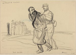 في جبهة فينسين بولو باتشا، حوالي 1914-1919 (فحم على ورق)