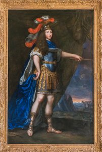 صورة لويس الرابع عشر مع لوحة عتيقة منسوبة إلى جان نوكريت (1615-1672) - Musee du Domaine Departemental de Sceaux