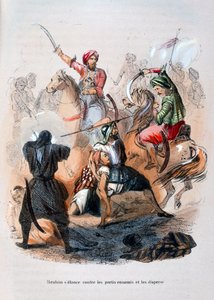 إبراهيم باشا يقاتل الوهابيين ، المملكة العربية السعودية ، 1811-1818 1847