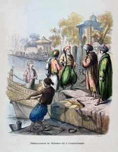 وصول محمد علي إلى القسطنطينية ، c1847.