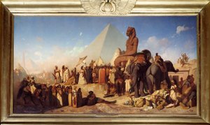 Cambyse و Psammenite. لقاء بين Cambyse II ، ملك الإمبراطورية الفارسية Rouenid من 529 إلى 522 قبل الميلاد