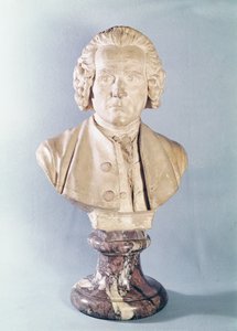 تمثال نصفي لجاك جاك روسو (1712-1778) (رخام)