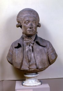 تمثال نصفي ماري جان أنطوان نيكولاس دي كاريتات (1743-1794) ماركيز دي كوندورسيت ، 1785 بواسطة جان انطوان هدون