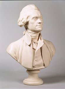 توماس جيفرسون (1743-1826) 1789 (جص) بواسطة جان انطوان هدون