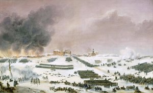 حملة بروسيا وبولندا (1806-1807) - قلعة سيميون جان أنطوان (1793-1861): معركة إيلاو ، هجوم المقبرة في 7 فبراير 1807 ، متحف التاريخ الفرنسي ، قصر فرساي