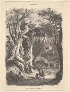 منظر في غابة مورفان ، 1837-1866. بواسطة جان أنطوان واتو