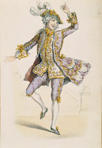 Gallant Farmer, from drawing by Jean Antoine Watteau بواسطة جان أنطوان واتو