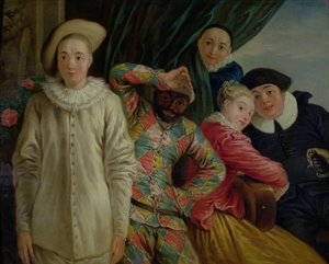 Harlequin ، Pierrot و Scapin