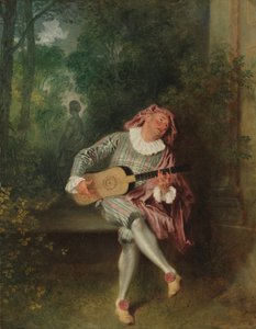 Mezzetin، ca. 1718-20. بواسطة جان أنطوان واتو