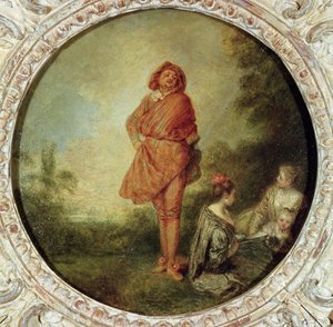 الرجل الفخور ، 1715 بواسطة جان أنطوان واتو