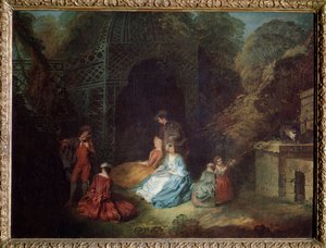 عازف الفلوت (رسم بواسطة جان أنطوان واتو