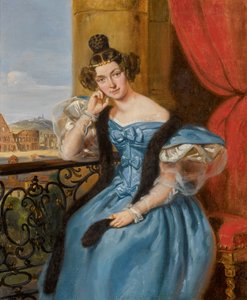 صورة لإيكاترينا نيكولايفنا ميشيرسكايا ، ني كارامزينا 1806-1867 ، 1835. بواسطة جان أوغست بارد