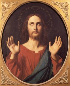 المسيح ، لجين أوغست دومينيك إنجرس (1780-1867) ، زيت على قماش ، 80 × 66 سم. بواسطة جان أوغست دومينيك إنجرس