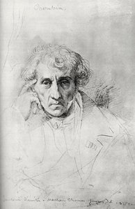 لويجي Cherubini 1760-1842 ، الملحن الإيطالي ، 1830. بواسطة جان أوغست دومينيك إنجرس