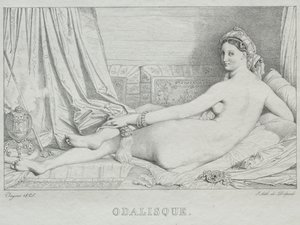 أوداليسك ، 1825. بواسطة جان أوغست دومينيك إنجرس