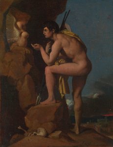 أوديب وأبو الهول ، ج. 1826 بواسطة جان أوغست دومينيك إنجرس