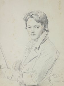 صورة للمؤلف أوغست ماتيو بانسرون 1796-1859 ، 1815-1818. بواسطة جان أوغست دومينيك إنجرس