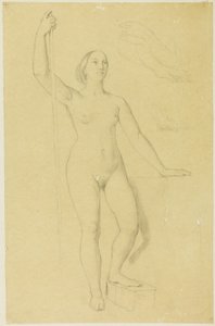 دراسة لـ Joan of Arc و Sketches of Hands بواسطة جان أوغست دومينيك إنجرس