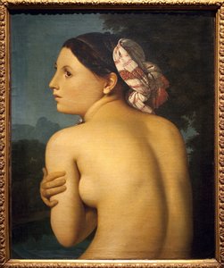 المستحم. لوحة لجين أوغست دومينيك إنجرس (1780-1867) ، زيت على قماش بواسطة جان أوغست دومينيك إنجرس