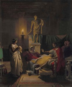 قراءة فيرجيل من الإنيادة 1864. بواسطة جان أوغست دومينيك إنجرس