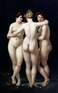النعم الثلاث. صورة طبق الأصل من أعمال جان بابتيست ريغنولت (1754-1829) - بطاقة بريدية بواسطة جان بابتيست (بعد) ريغنولت