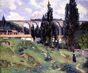 الجسر في Val-Fleury ، Meudon (Hauts-de-Seine) بواسطة جان بابتيست أرماند جيومين