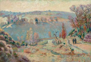 وادي سيديل في بونت شارود: الصقيع الأبيض، حوالي 1903-1911 (زيت على قماش) بواسطة جان بابتيست أرماند جيومين