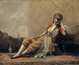 أوداليسك ، 1871-1873 بواسطة جان بابتيست كميل كوروت