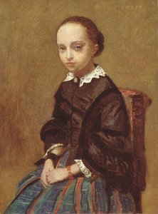 صورة لفتاة ، 1857-1858