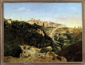 فولتيرا ، لو مونيكيب رسم لكاميل كورو (1796-1875) القرن التاسع عشر. 0،7 × 0،94 م بواسطة جان بابتيست كميل كوروت