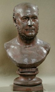 تمثال نصفي جولز جريفي (1807-97) 1873 (الطين) بواسطة جان بابتيست كاربو
