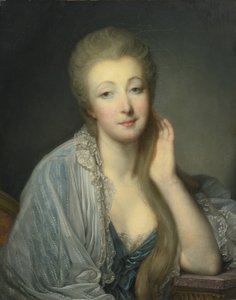 جين بيكو ، الكونتيسة دو باري 1743-1793 بواسطة جان بابتيست غريوز